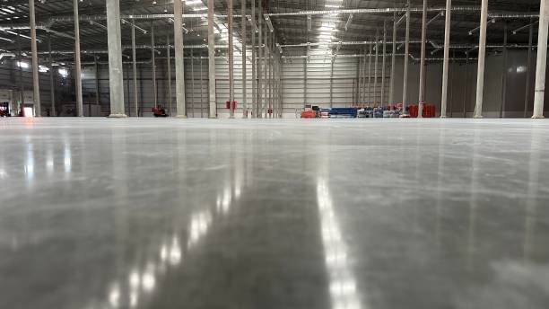 Metallic Epoxy Flooring for industrial building